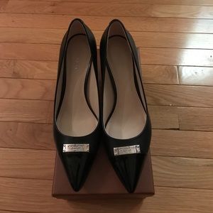 Black Coach Heels - Size 7.5